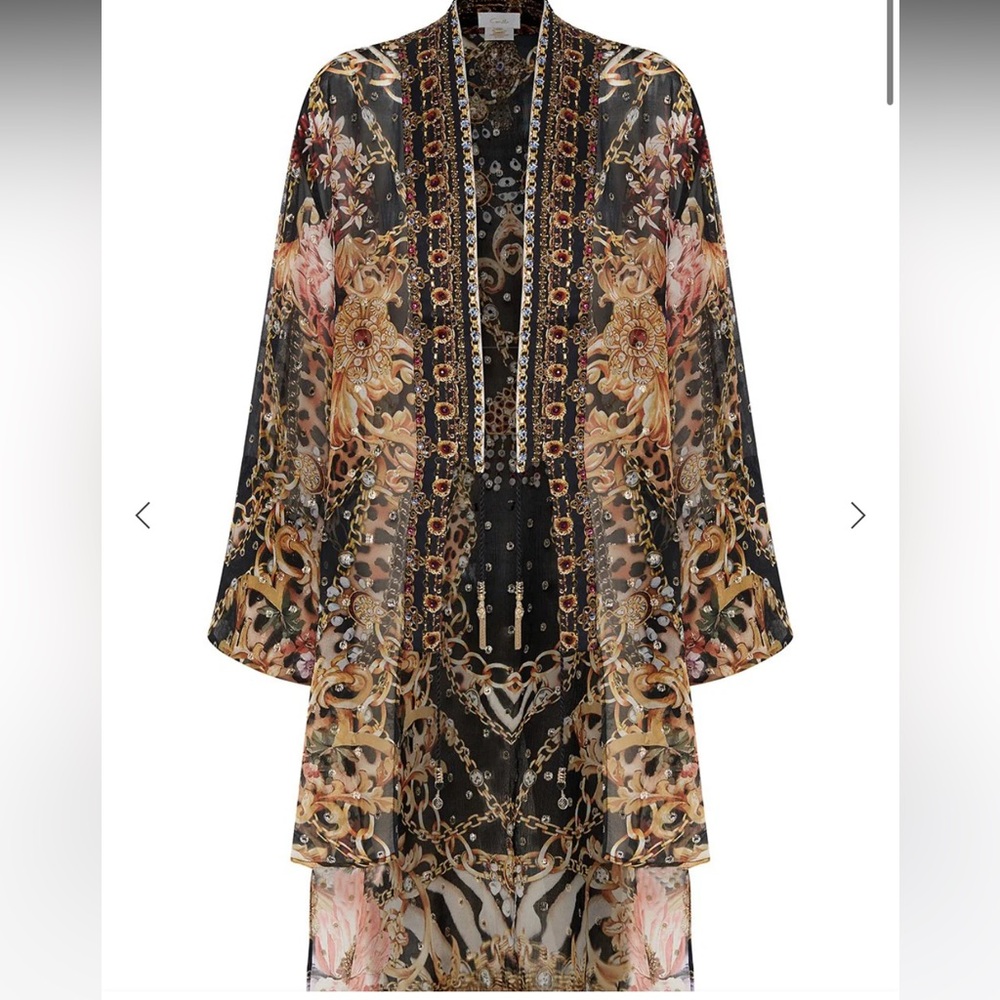Camilla A Night in the 90s silk kimono NWT O/S